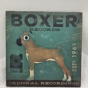 Boxer Records Canvas Art